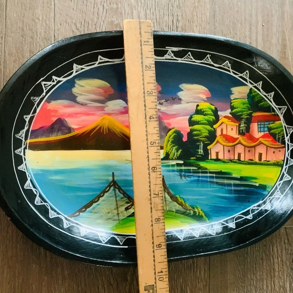 Hand painted tray